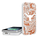 Texas Longhorns Paisley 5000mAh Portable Wireless Charger-0