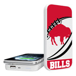 Buffalo Bills Passtime 5000mAh Portable Wireless Charger-0