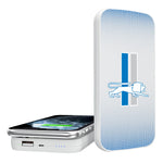 Detroit Lions Retro Linen 5000mAh Portable Wireless Charger-0