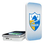 Los Angeles Chargers Historic Collection Linen 5000mAh Portable Wireless Charger