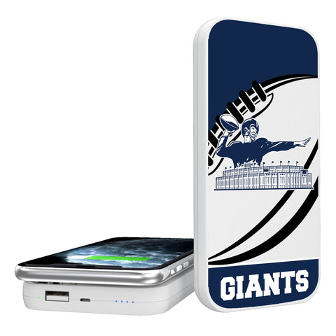 New York Giants 1960-1966 Historic Collection Passtime 5000mAh Portable Wireless Charger-0