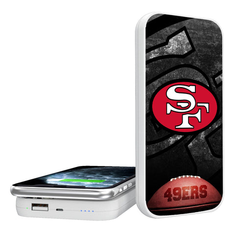 San Francisco 49ers Legendary 5000mAh Portable Wireless Charger-0