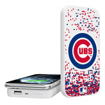 Chicago Cubs Confetti 5000mAh Portable Wireless Charger-0