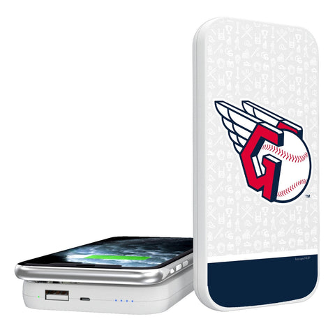 Cleveland Guardians Memories 5000mAh Portable Wireless Charger-0