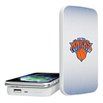 New York Knicks Linen 5000mAh Portable Wireless Charger-0