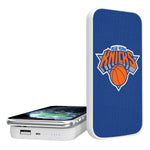 New York Knicks Solid 5000mAh Portable Wireless Charger-0