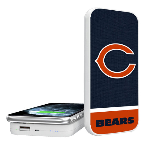 Chicago Bears Solid Wordmark 5000mAh Portable Wireless Charger-0