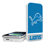 Detroit Lions Solid Wordmark 5000mAh Portable Wireless Charger-0