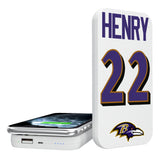 Derrick Henry Baltimore Ravens 22 Ready 5000mAh Portable Wireless Charger