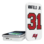 Antoine Winfield Jr. Tampa Bay Buccaneers 31 Ready 5000mAh Portable Wireless Charger