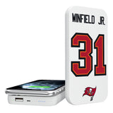 Antoine Winfield Jr. Tampa Bay Buccaneers 31 Ready 5000mAh Portable Wireless Charger