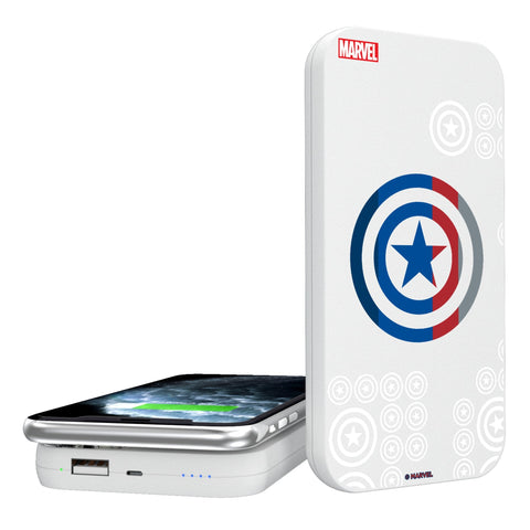 Marvel Avengers Captain America Sigil 5000mAh Portable Wireless Charger