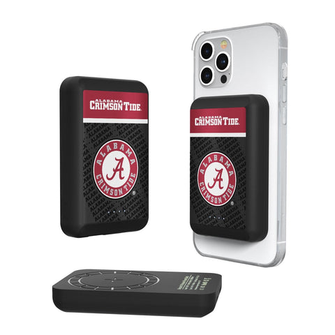 Alabama Crimson Tide Endzone Plus Wireless Mag Power Bank-0