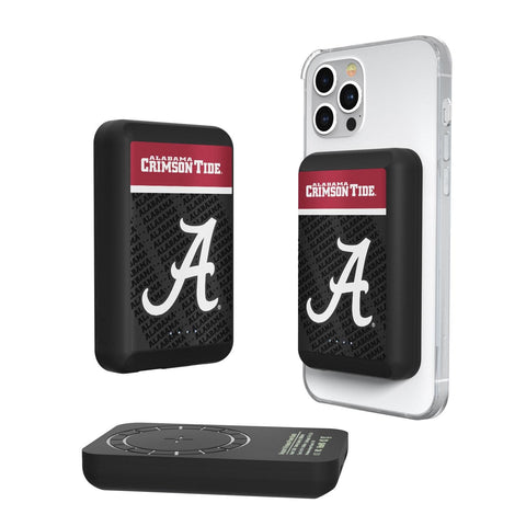 Alabama Crimson Tide Endzone Plus Wireless Mag Power Bank-0