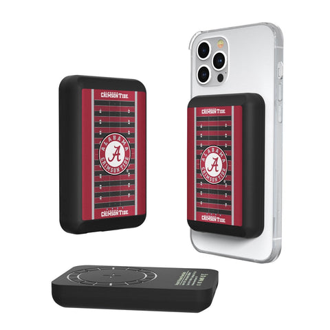 Alabama Crimson Tide Field Wireless Mag Power Bank-0