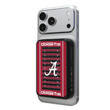 University of Alabama Crimson Tide Script A Field Wireless Mag Power Bank