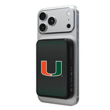 University of Miami Hurricanes Linen Wireless Mag Power Bank