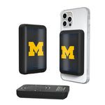 Michigan Wolverines Linen Wireless Mag Power Bank-0