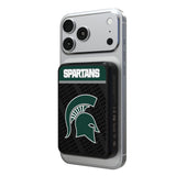 Michigan State University Spartans Endzone Plus Wireless Mag Power Bank