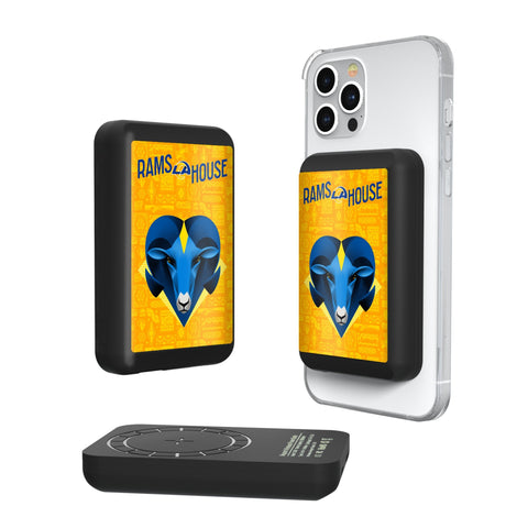 Los Angeles Rams 2024 Illustrated Limited Edition Wireless Mag Power Bank-0