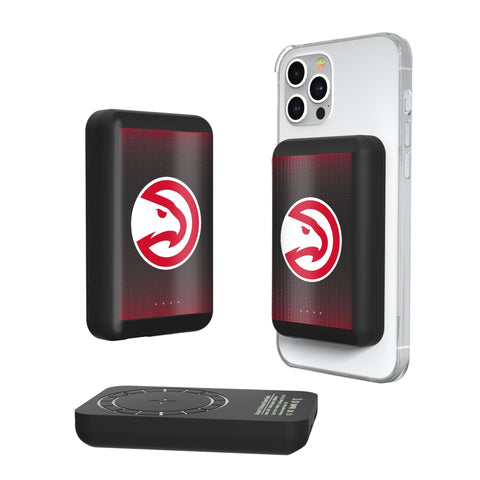 Atlanta Hawks Linen Wireless Mag Power Bank-0