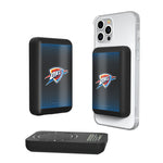 Oklahoma City Thunder Linen Wireless Mag Power Bank