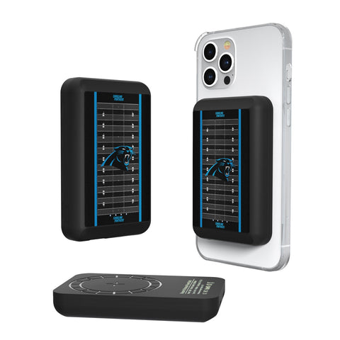 Carolina Panthers Football Field 5000mAh Magnetic Wireless Charger-0
