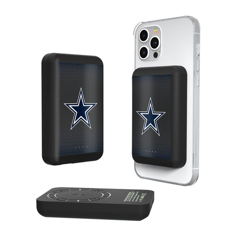 Dallas Cowboys Linen Wireless Mag Power Bank-0