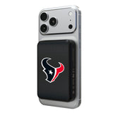 Houston Texans Linen Wireless Mag Power Bank