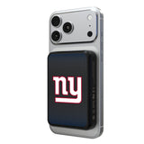New York Giants Linen Wireless Mag Power Bank