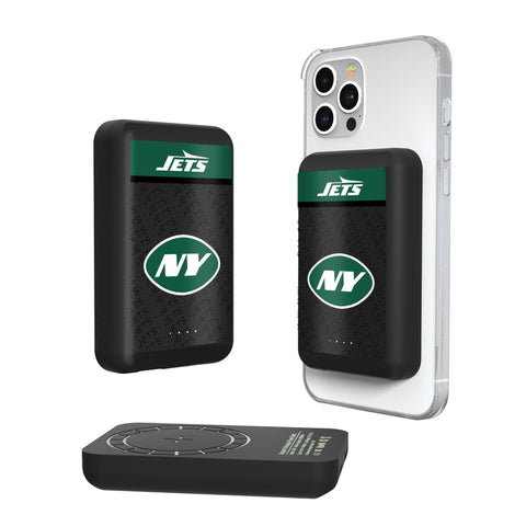 New York Jets Endzone Plus Wireless Mag Power Bank