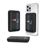 New England Patriots Linen Wireless Mag Power Bank