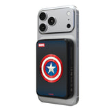 Marvel Avengers Captain America Grid Wireless Mag Power Bank