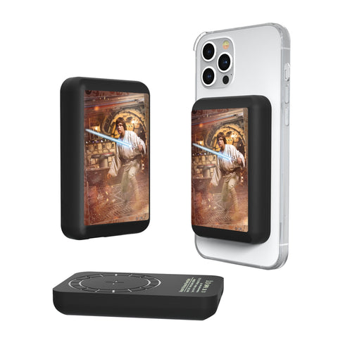 Star Wars Luke Skywalker Portrait Wireless Mag Power Bank