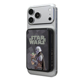 Star Wars: The Mandalorian Grogu and Din Djarin Color Block Wireless Mag Power Bank