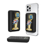 Oklahoma City Thunder 2025 NBA Champions Wireless Mag Power Bank