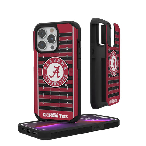 Alabama Crimson Tide Football Field Rugged Case-0