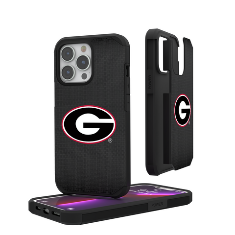 Georgia Bulldogs Linen Rugged Phone Case-0