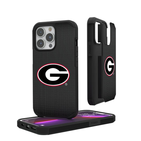 University of Georgia Bulldogs Linen Rugged Phone Case for Apple iPhone