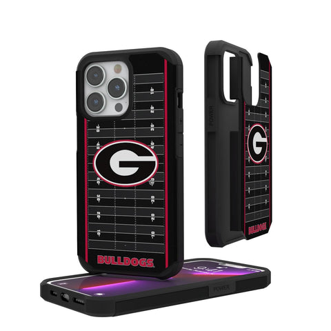 Georgia Bulldogs Football Field Rugged Case-0