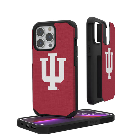 Indiana University Hoosiers Solid Rugged Phone Case