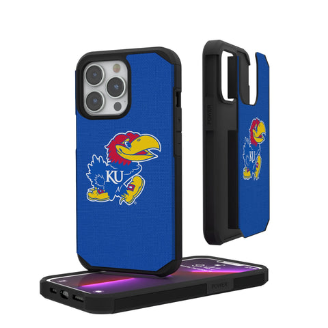 University of Kansas Jayhawks Solid Rugged Phone Case