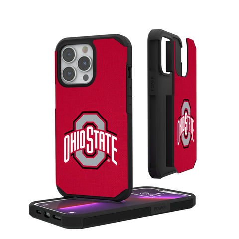 Ohio State University Buckeyes Solid Rugged Phone Case