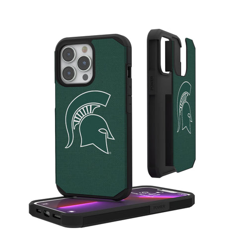 Michigan State University Spartans Solid Rugged Phone Case