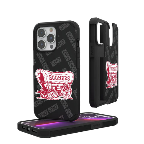 University of Oklahoma Sooners Quadtile Rugged Phone Case for Apple iPhone