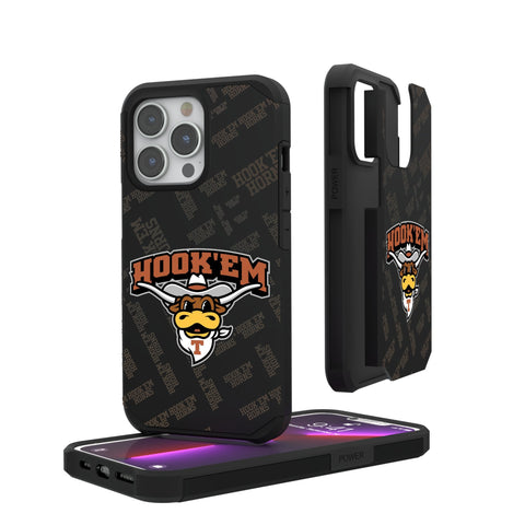 University of Texas Longhorns Quadtile Rugged Phone Case for Apple iPhone-0