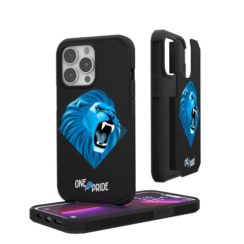 Detroit Lions 2024 Illustrated Limited Edition Rugged Phone Case