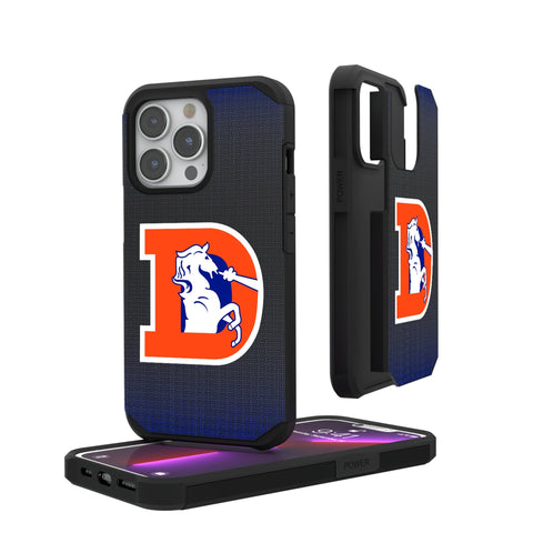 Denver Broncos 1993-1996 Historic Collection Linen Rugged Phone Case