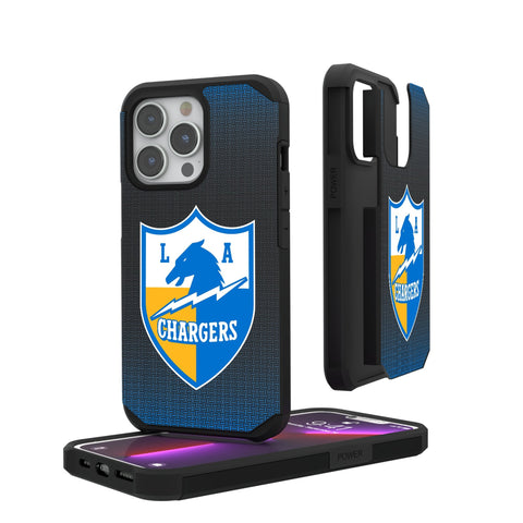 Los Angeles Chargers Historic Collection Linen Rugged Phone Case