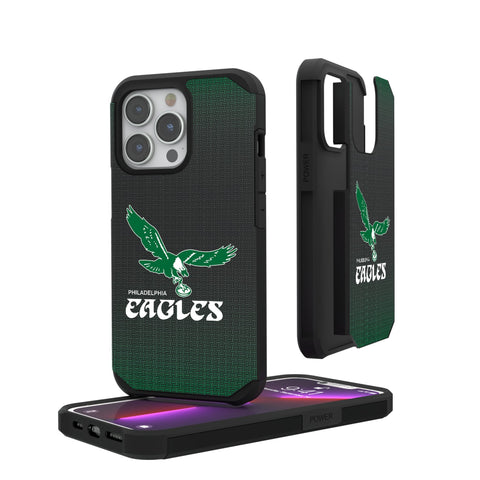 Philadelphia Eagles 1973-1995 Historic Collection Linen Rugged Phone Case